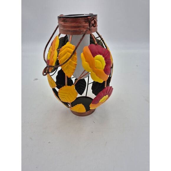Marigold DIY Floral Metal Lantern Craft Kit with Battery Operated LED Light - Picture 2 of 4